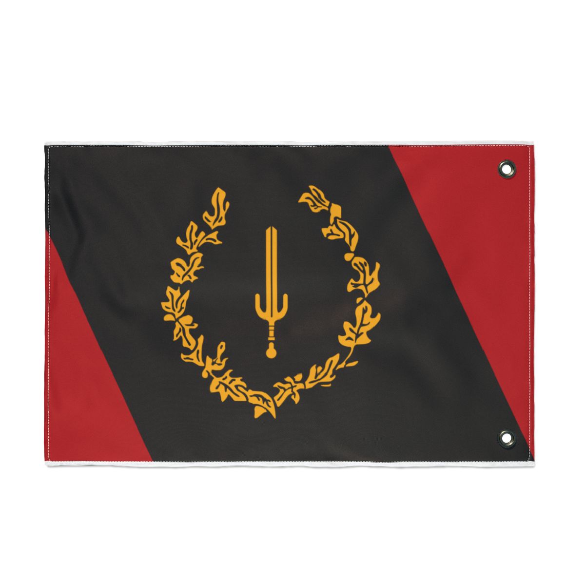 Foundational Black American Flag, other view.