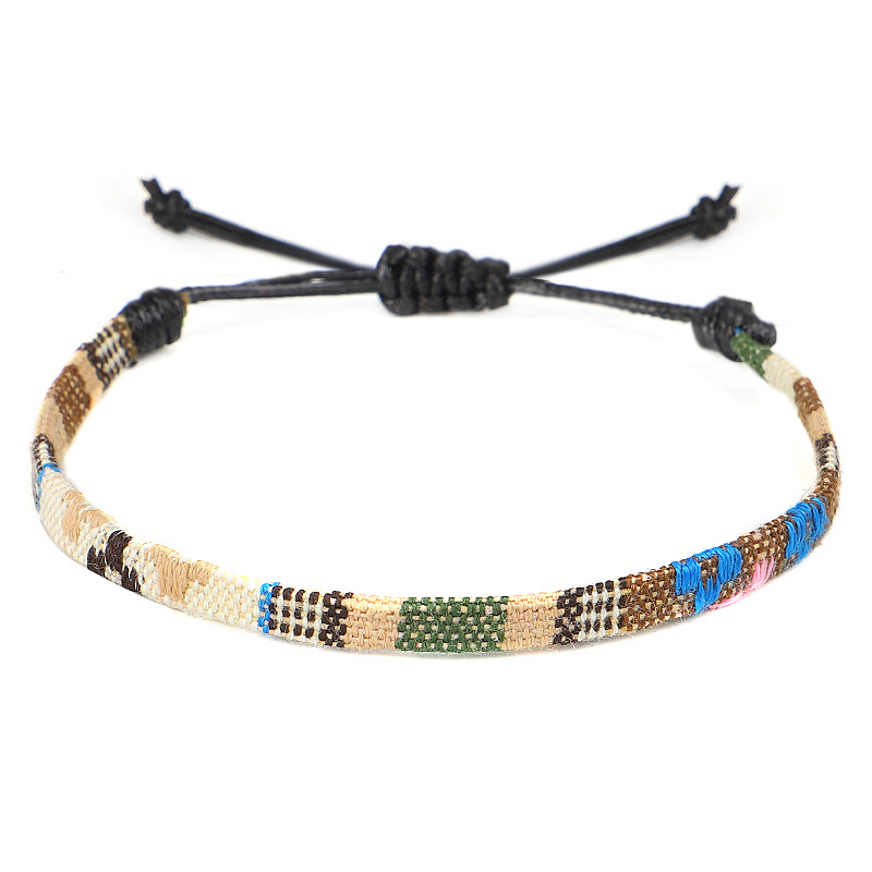 Woven Cloth Anklet, Manufacturer Option C