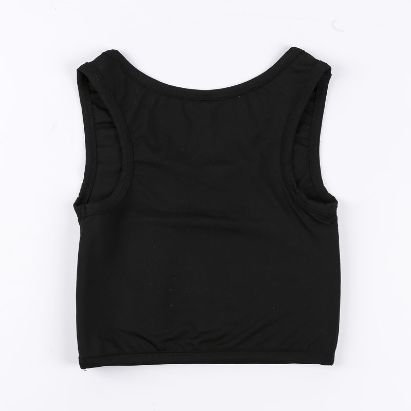 Polyester Sleeveless Cropped Undergarment Vest