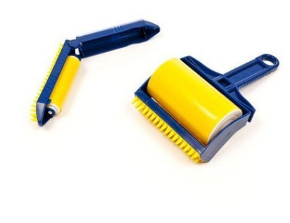 Reusable Lint Roller Set — Yellow, Two Pieces