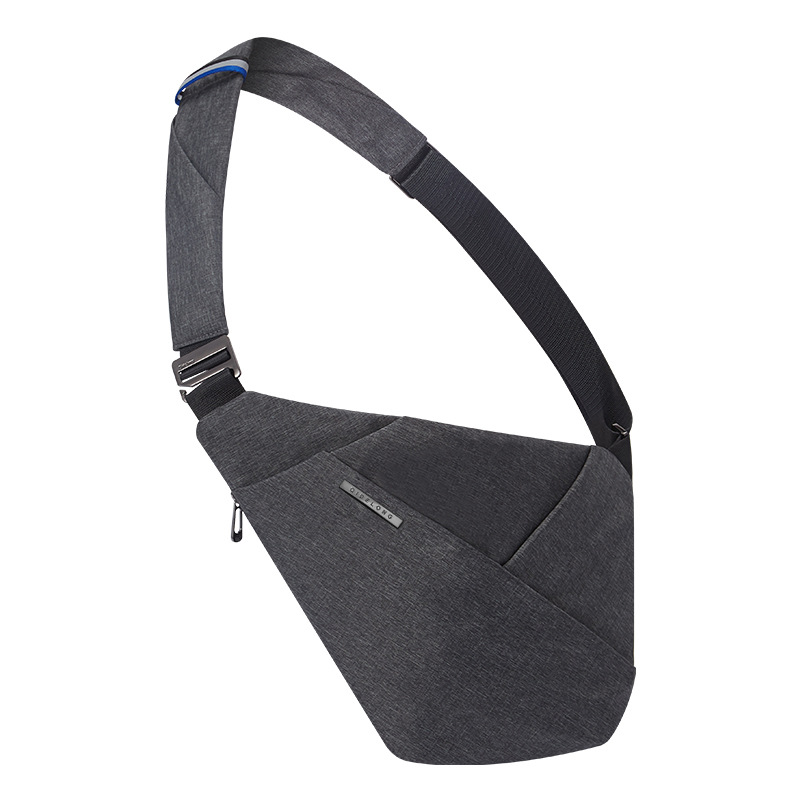 Dark Gray Right-Shoulder Crossbody Bag