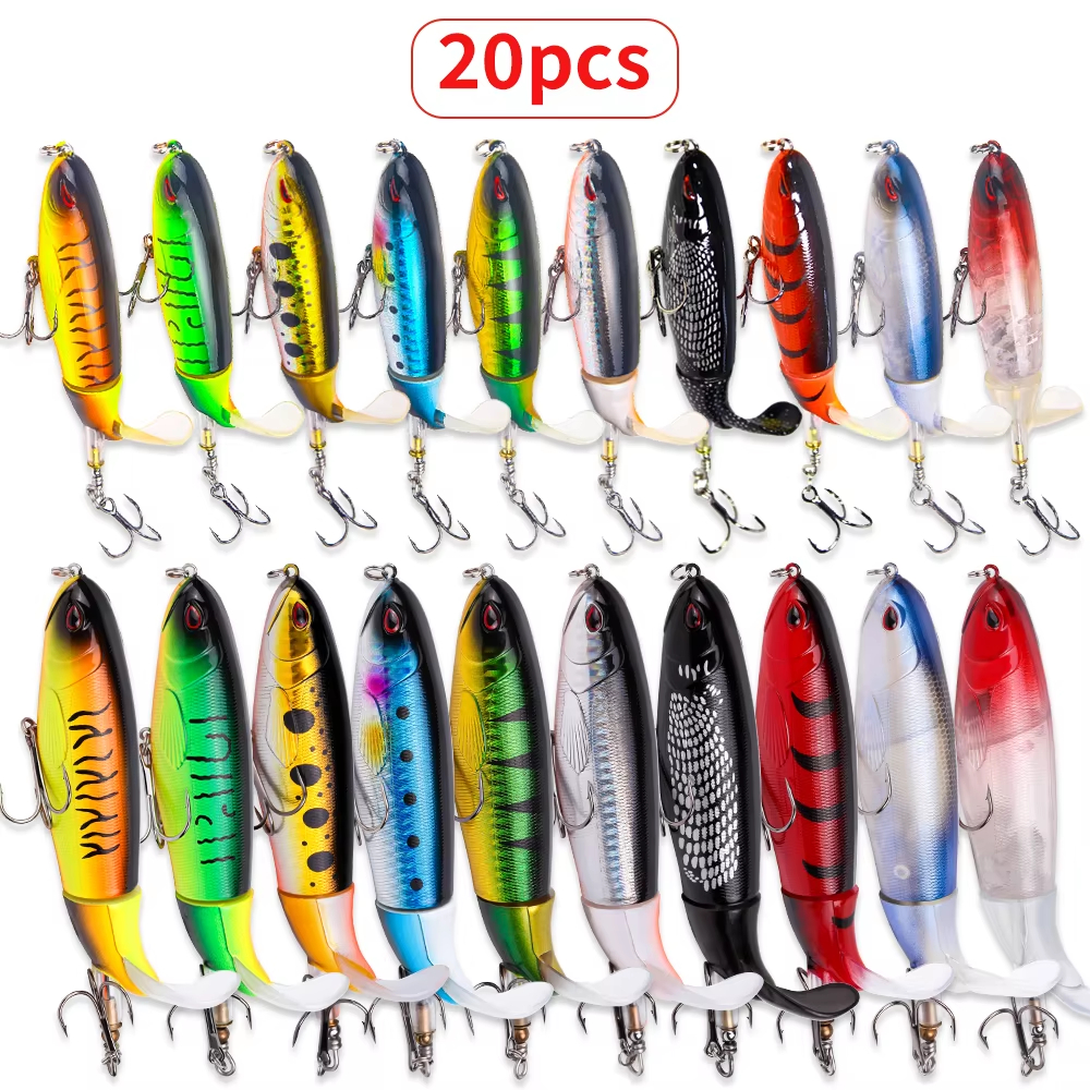 20-Piece Segmented Fishing Lure Set