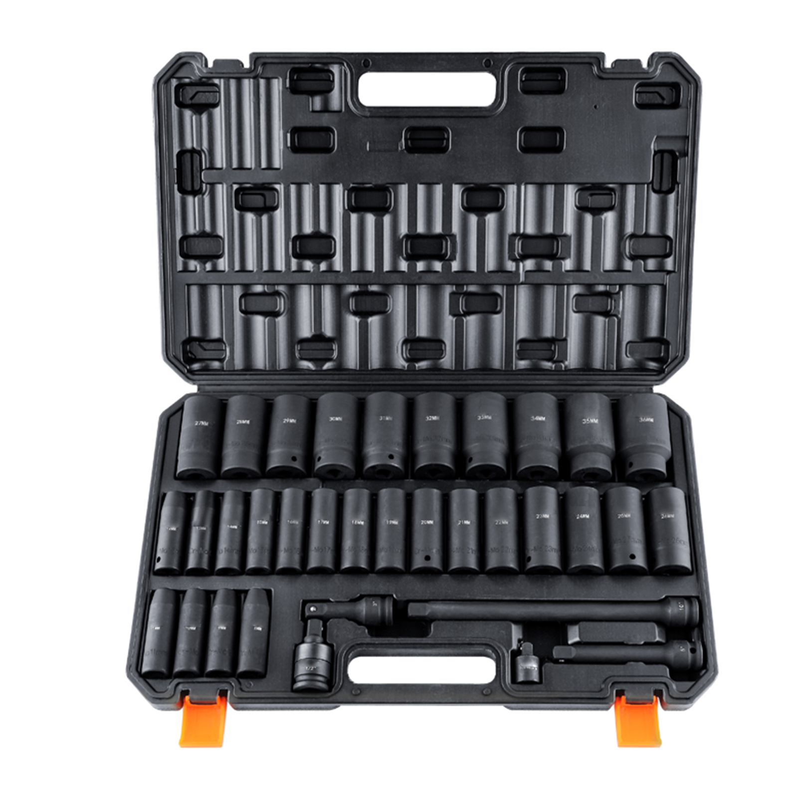 VEVOR 34-Piece Metric Impact Socket Set