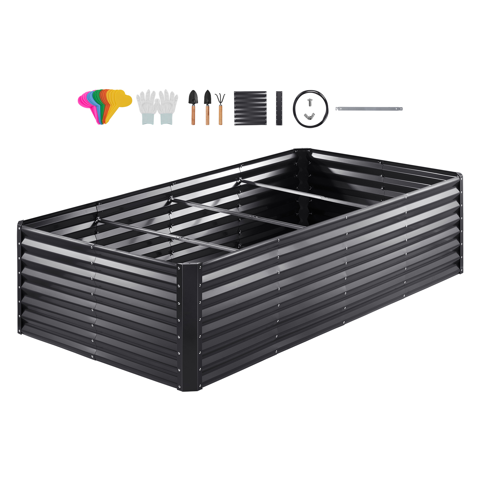 VEVOR Deep Galvanized Raised Garden Bed Kit