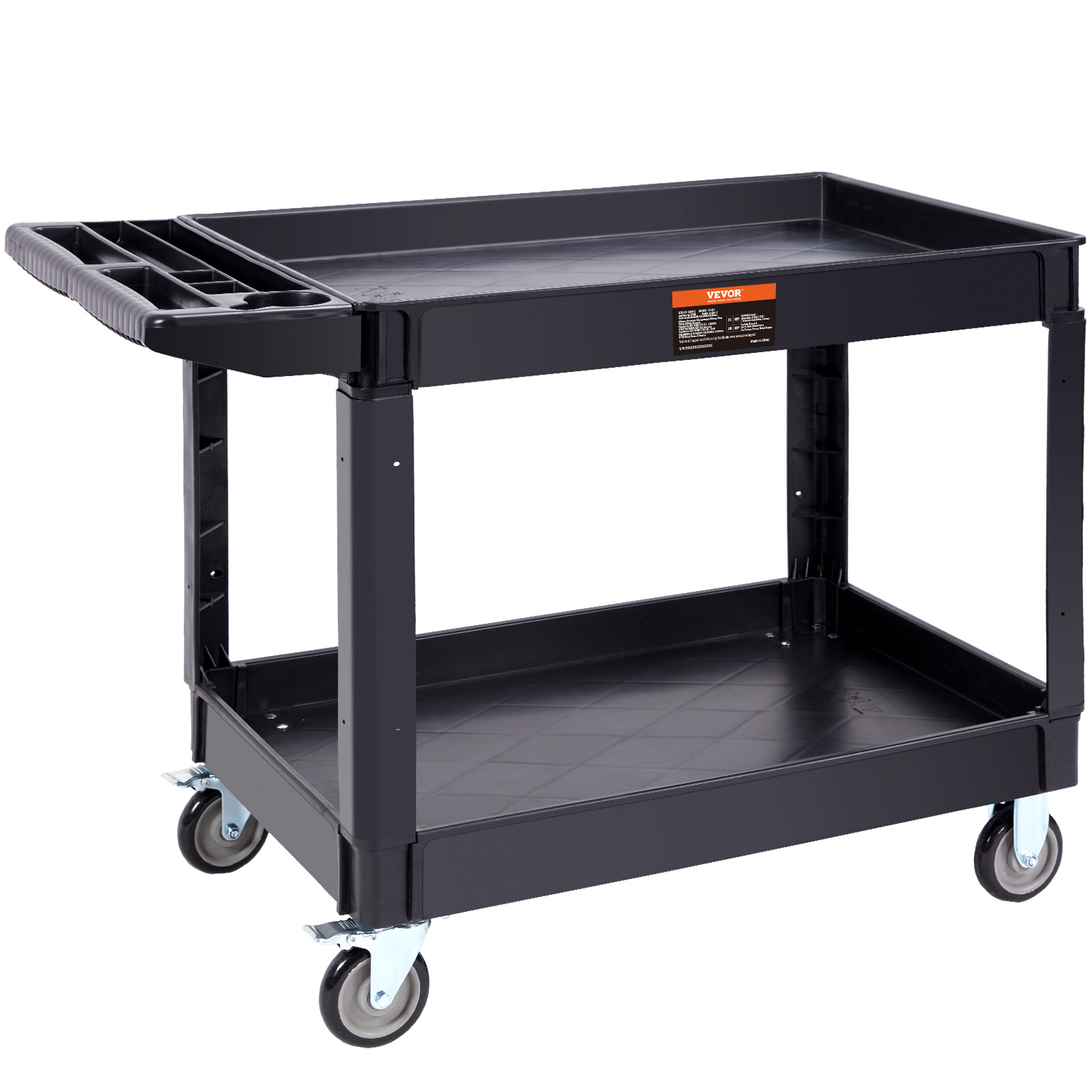 VEVOR Two-Shelf Service Cart