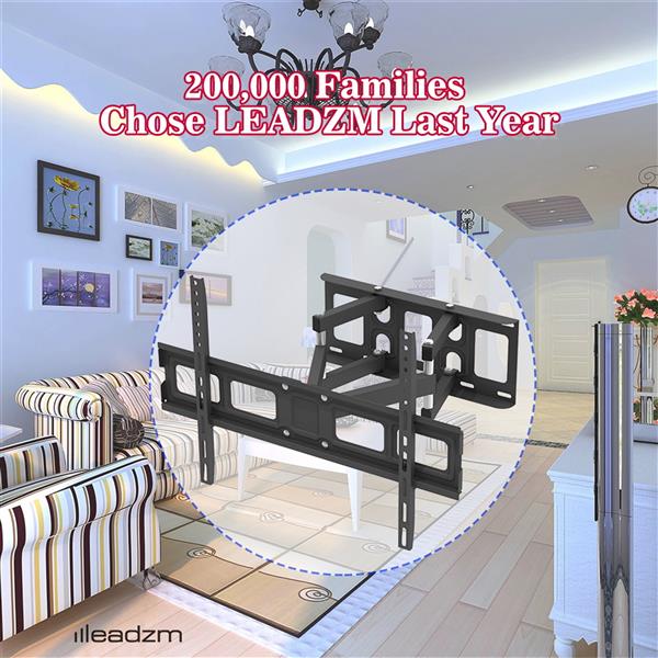 LEADZM TMDS101 Articulating TV Wall Mount