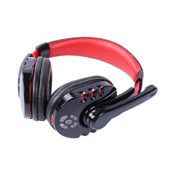 Black and Red Bluetooth 4.2 Headphones