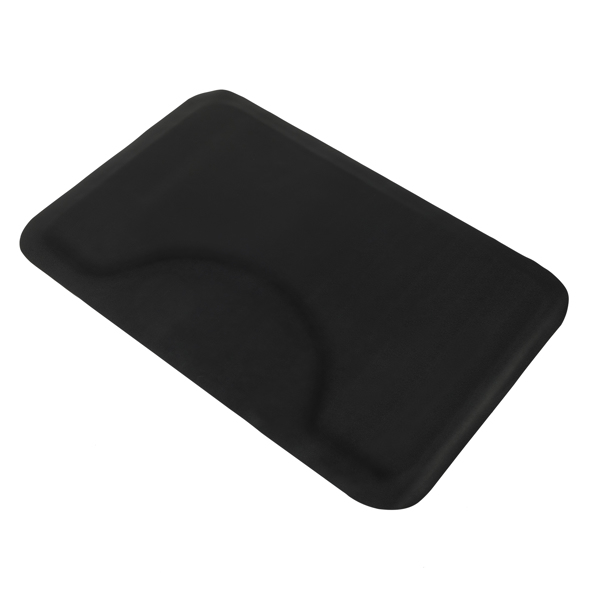 Black 3 × 4.5-Foot Salon Standing Mat