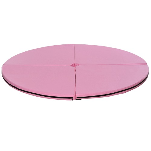 Soozier Pink Folding Pole-Fitness Mat