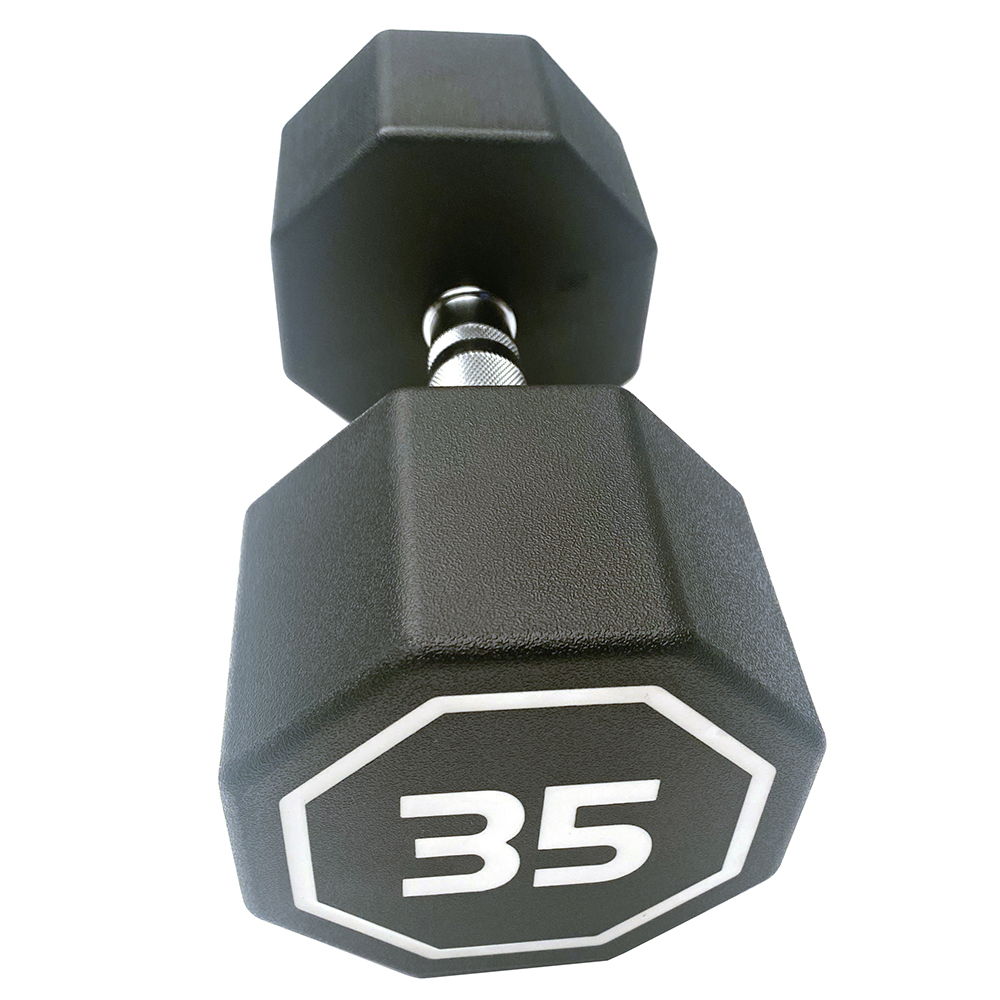 APOLLO Single 35-lb Octagonal Dumbbell
