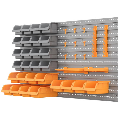 DURHAND 44-Piece Wall Tool-Storage Kit