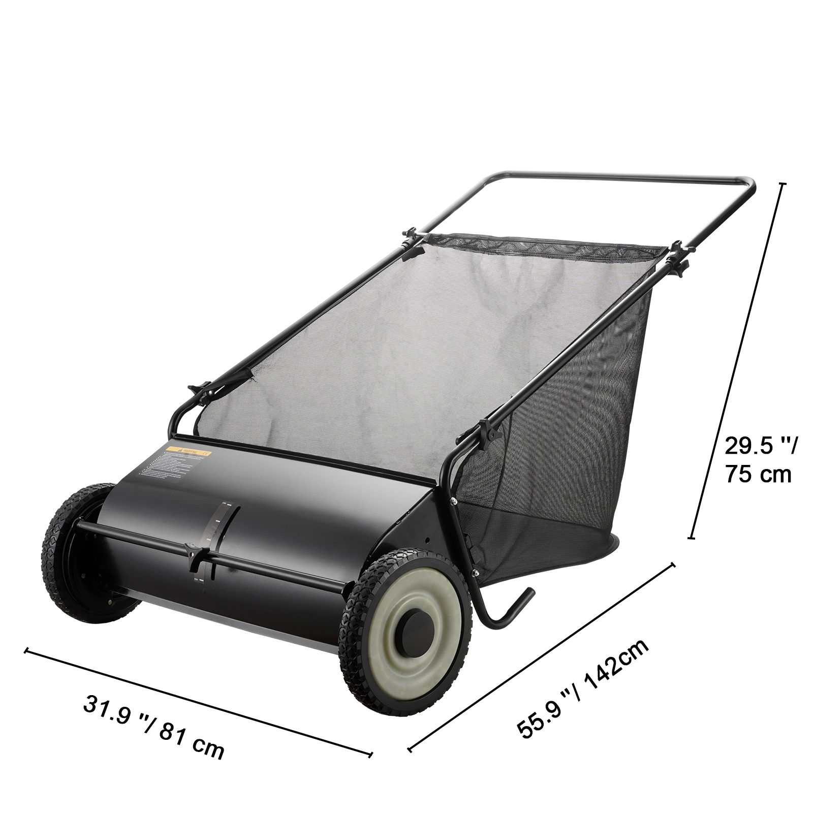 VEVOR 26-Inch Manual Lawn Sweeper