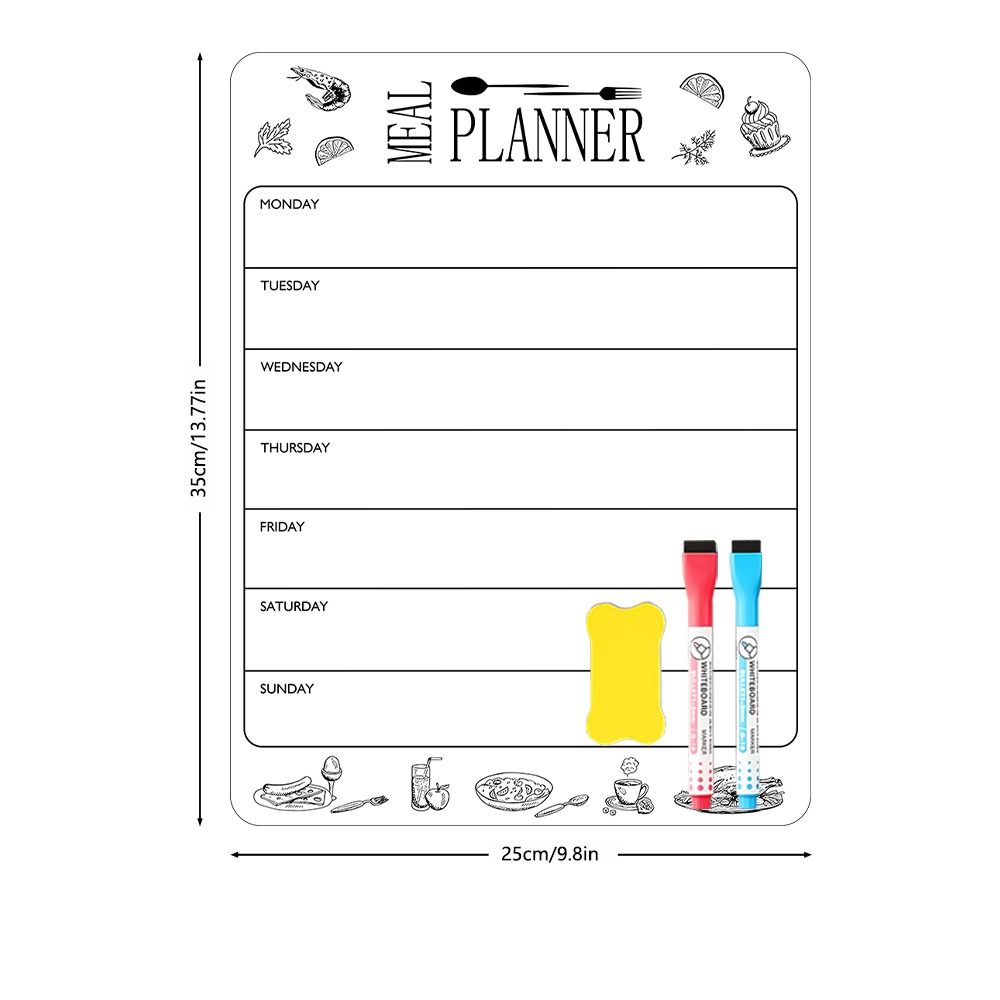 Magnetic Weekly Meal Planner