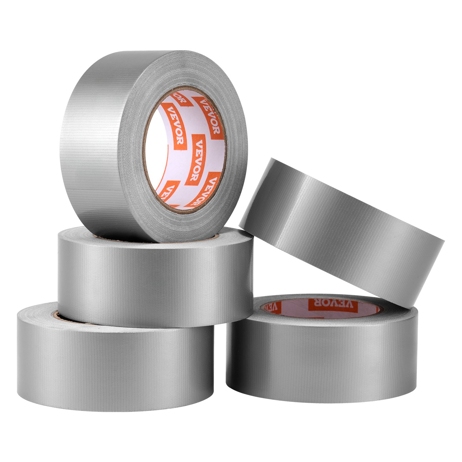 VEVOR Duct Tape — Five 2-inch × 30-yard Rolls