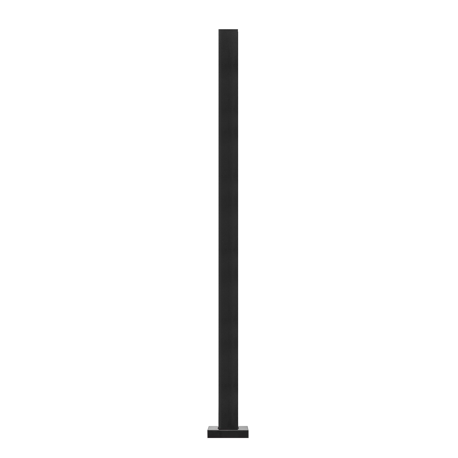 VEVOR BLLGZ01 Black Glass Railing Post