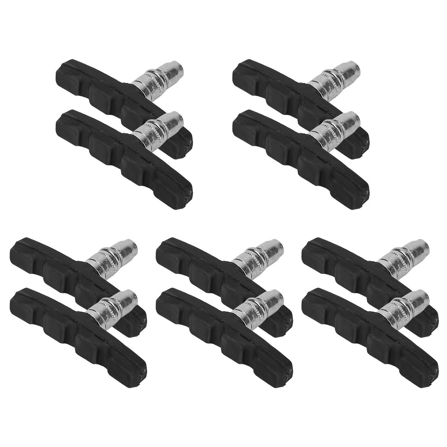 70 mm Bicycle V-Brake Pads — Five Pairs