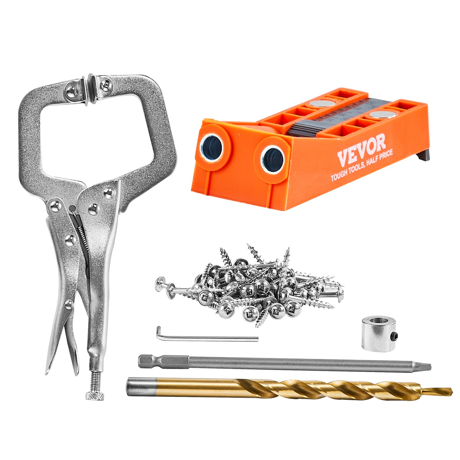 Orange 56-Piece Pocket-Hole Jig Kit