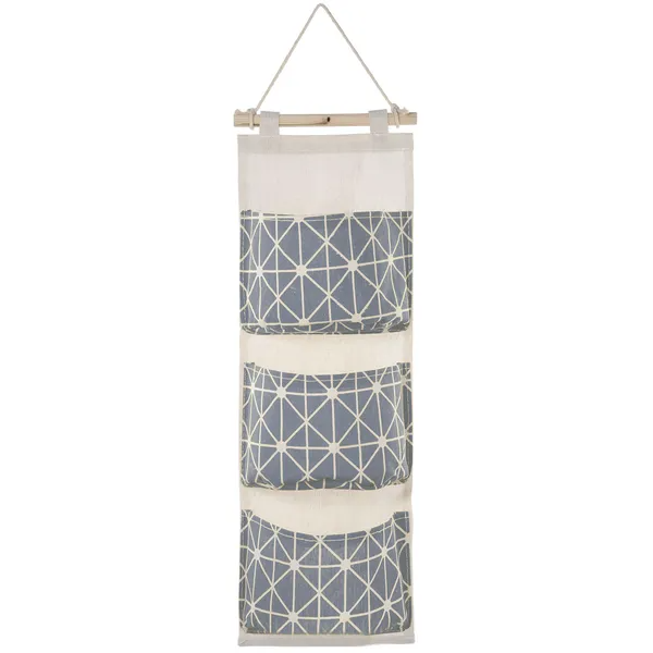 Three-Pocket Hanging Storage Organizer