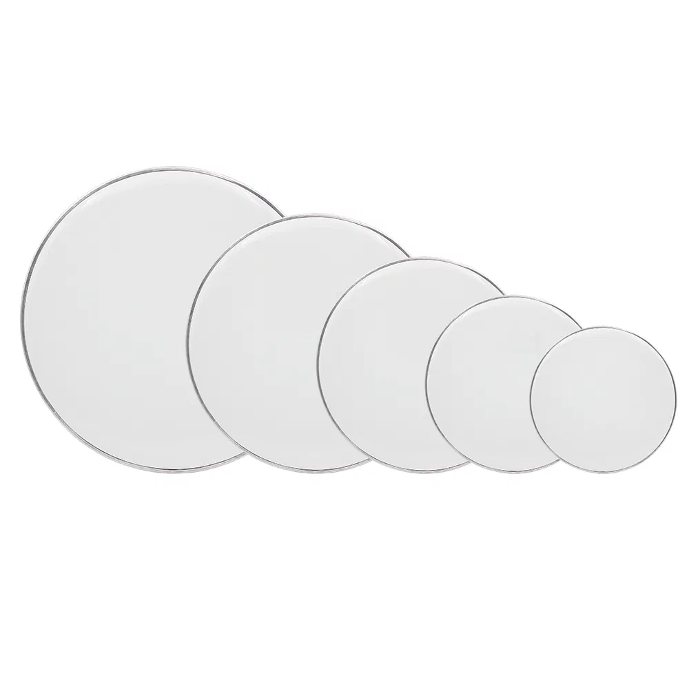 White PET Replacement Drumheads,Five-Piece Set