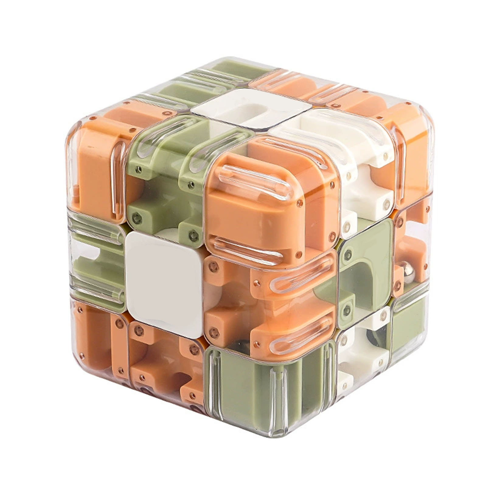 Rotating 3D Maze Cube