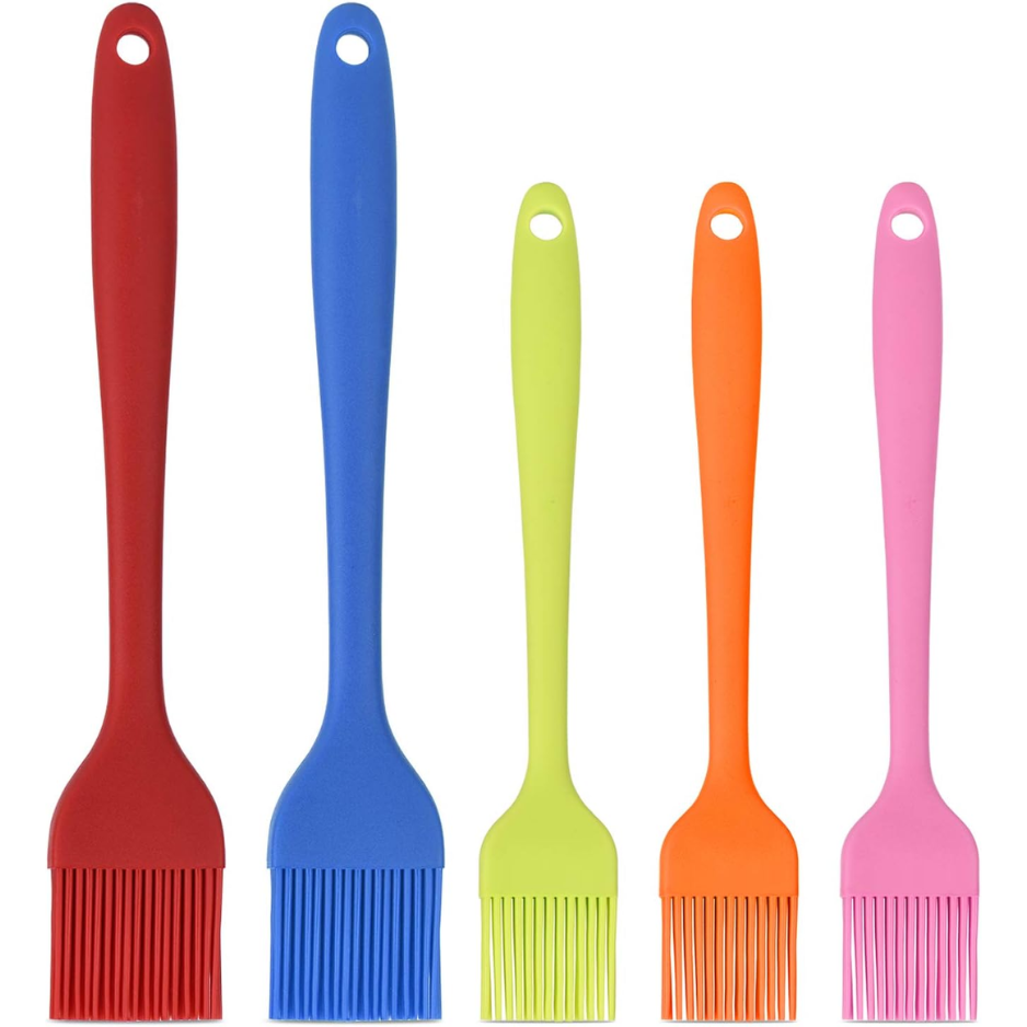 Hhyn Five-Piece Silicone Pastry Brush Set