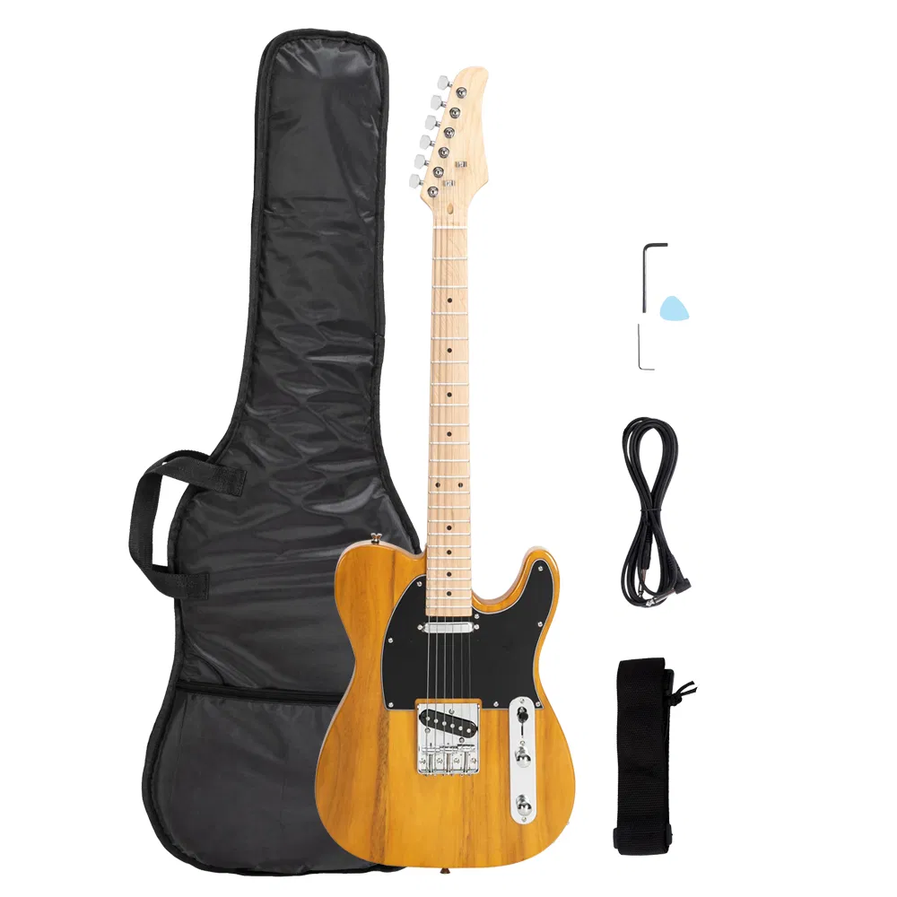 GTL Yellow Six-String Electric Guitar Set