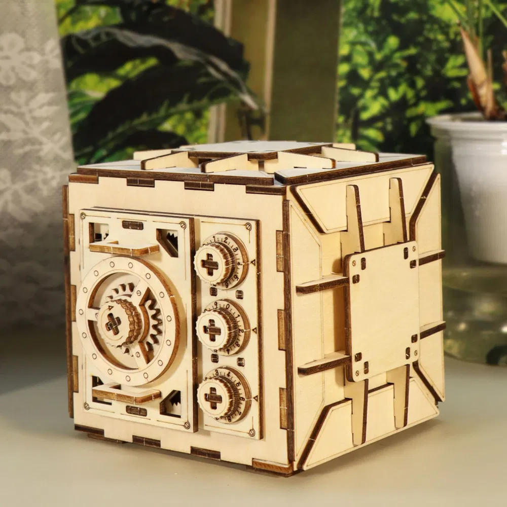 Wooden Combination Locker Model Kit