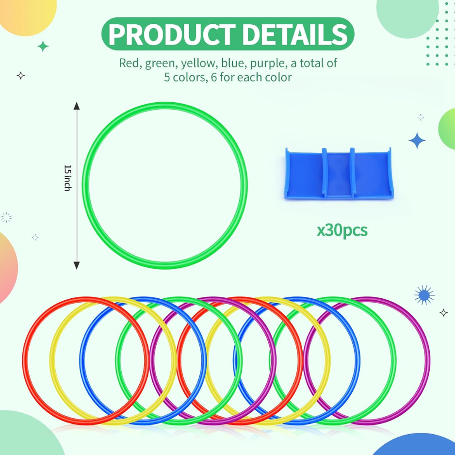 30 Agility Rings with Connectors