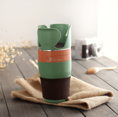 Rotating Car Cup-Holder Organizer