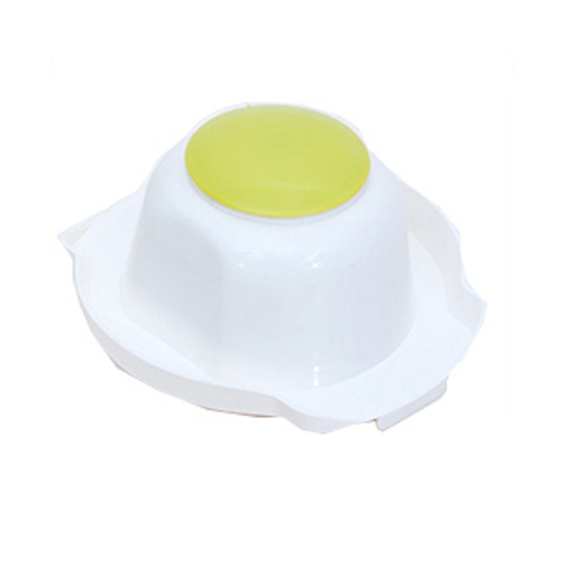 Green and White Food-Holding Hand Guard