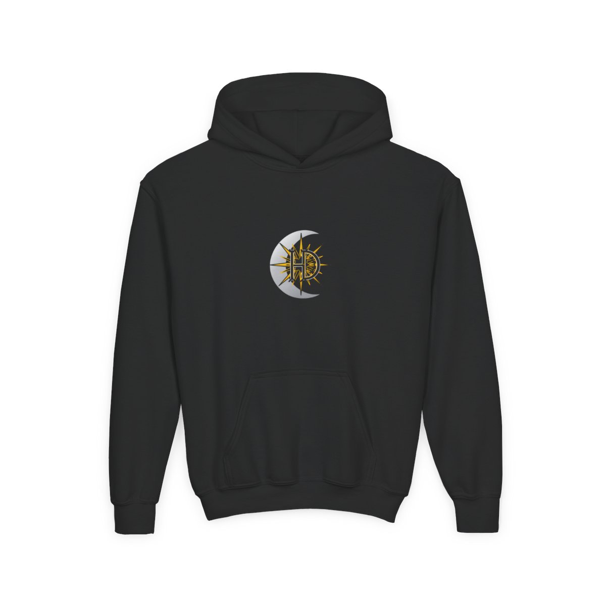 HD Star and Moon Youth Hoodie