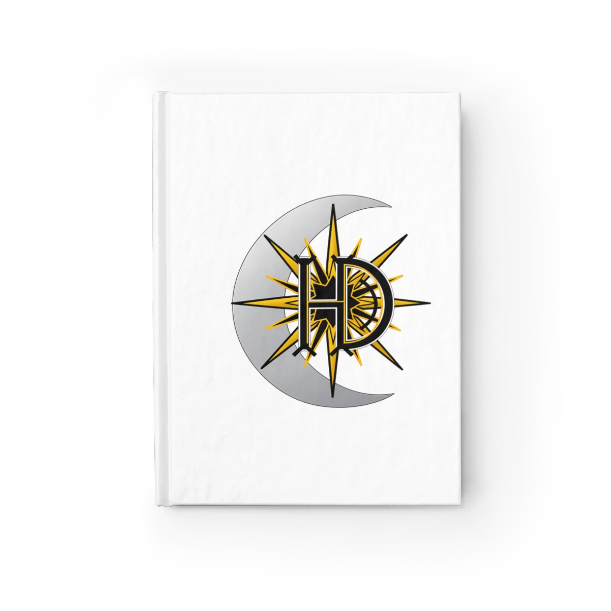 HD Star and Moon Ruled Journal