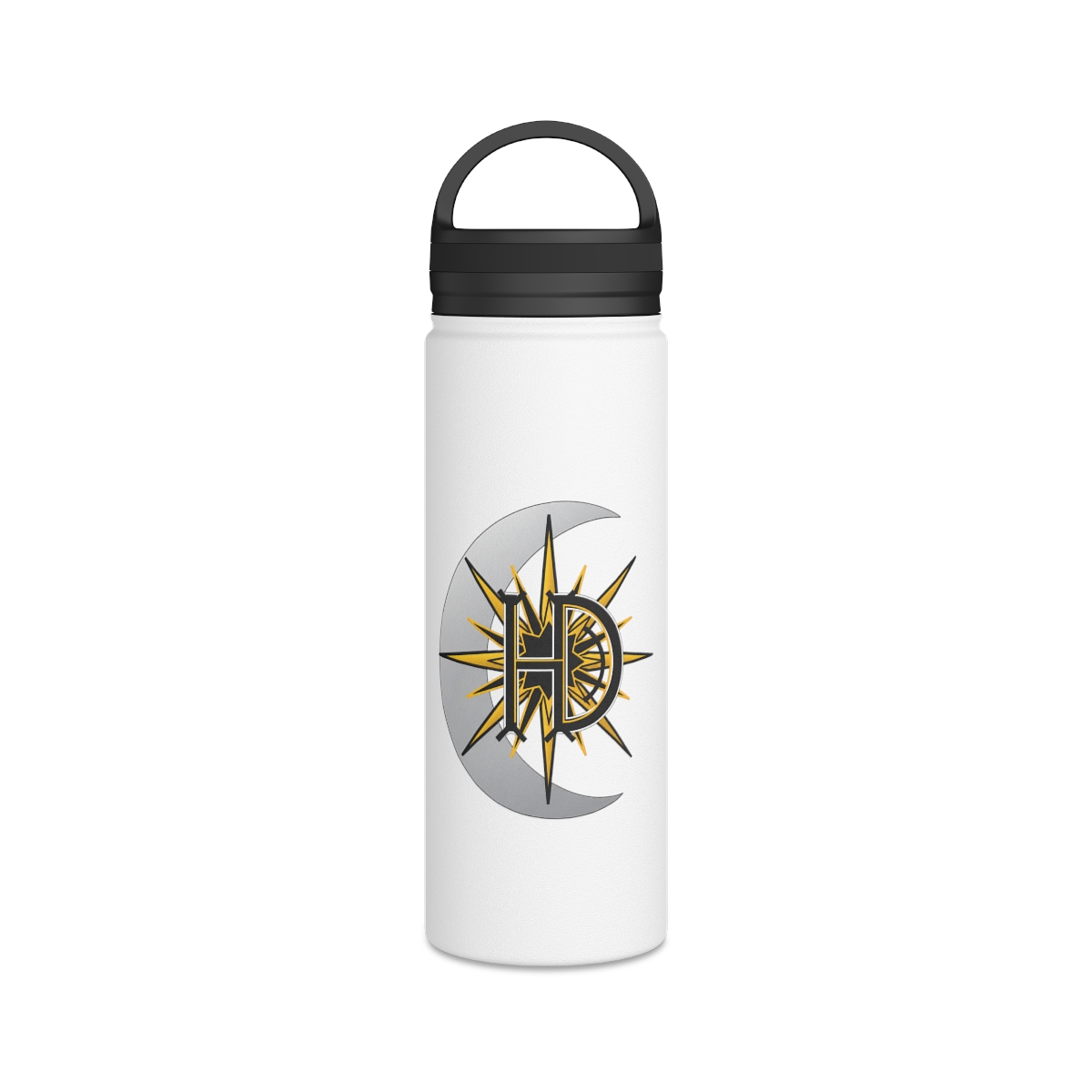 HD Star and Moon 18oz Water Bottle