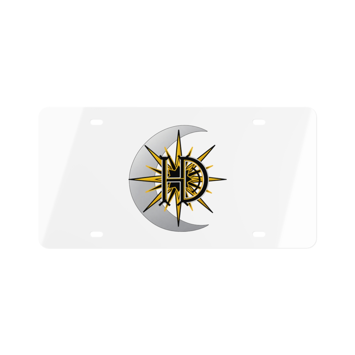 HD Star and Moon Decorative Plate