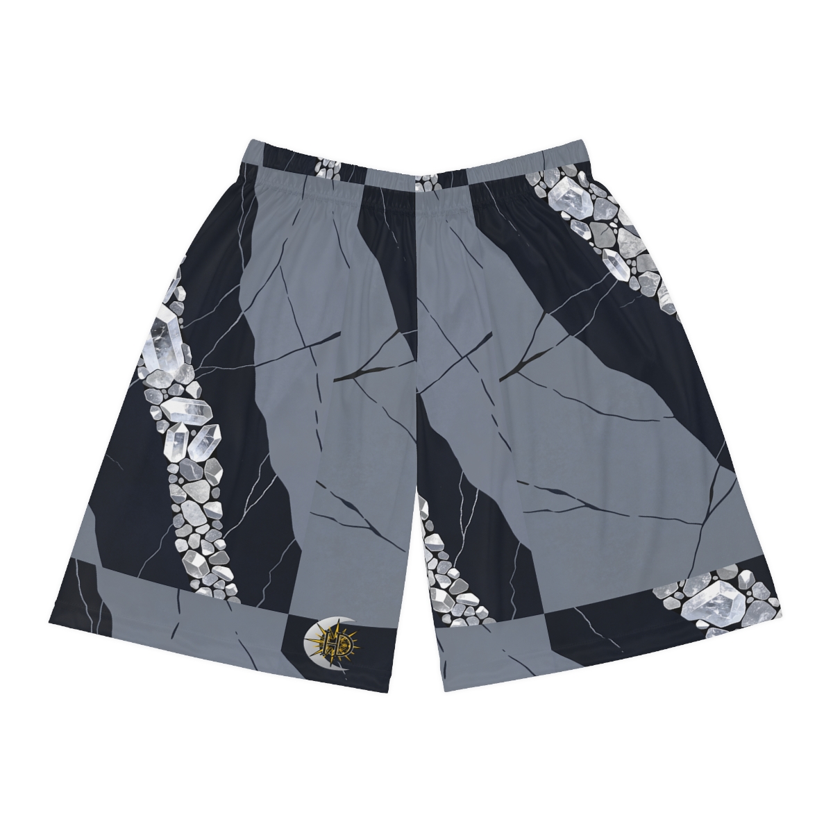 HD Silver Vein Basketball Shorts