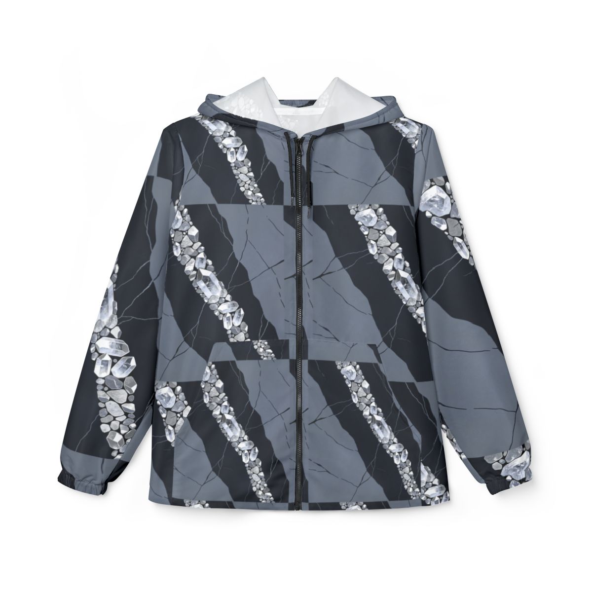 HD Silver Vein Windbreaker Jacket