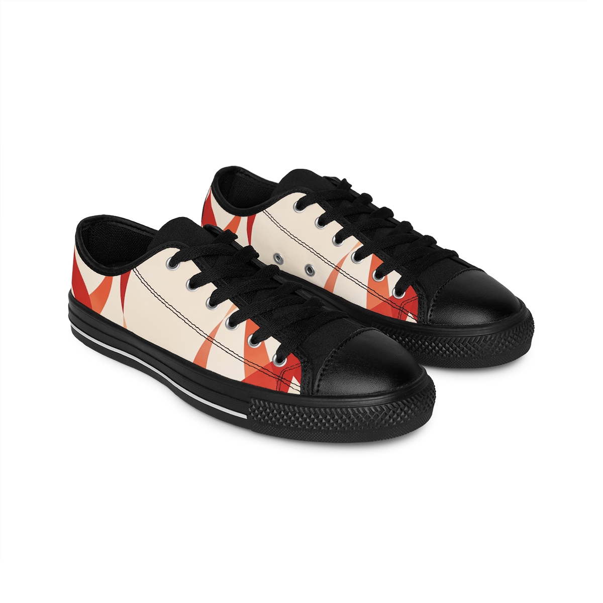 HD Rust Ribbons Women's Sneakers