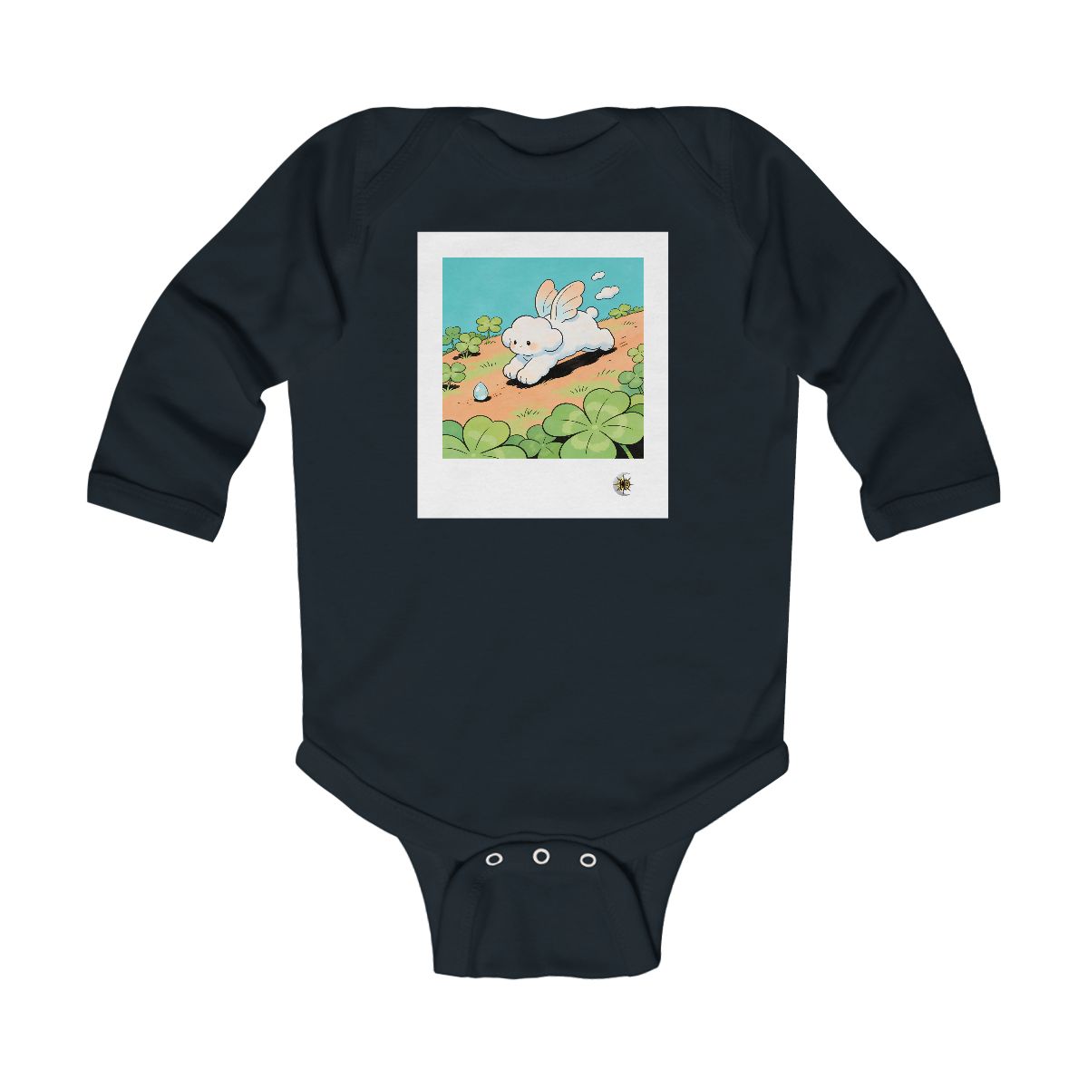 HD Cloud Meadow Infant Long Sleeve Bodysuit