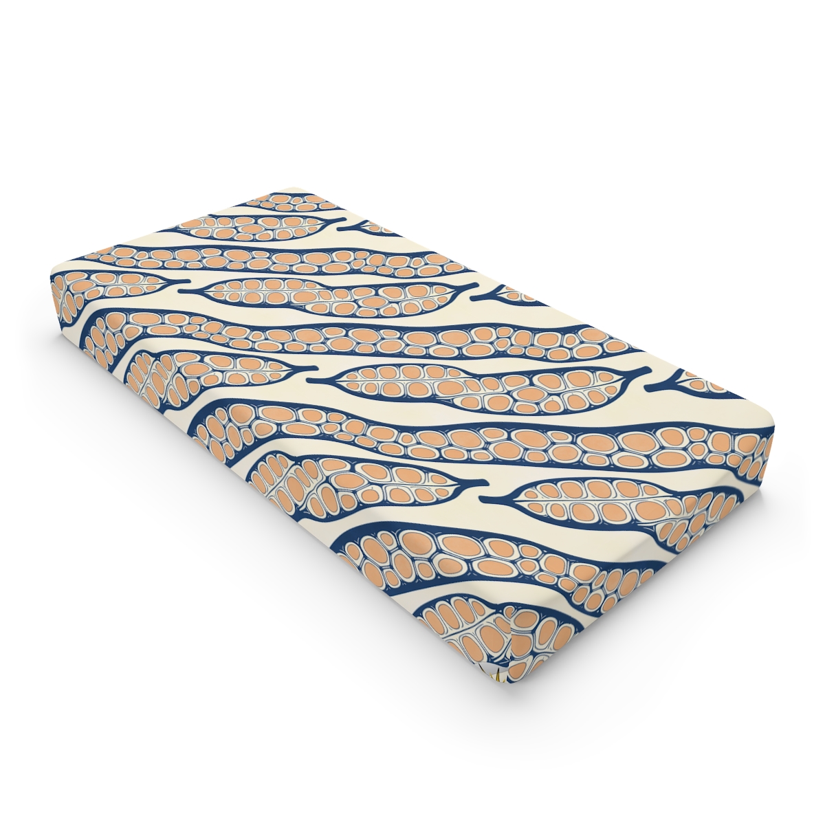 HD Apricot Seedpods Baby Changing Pad Cover