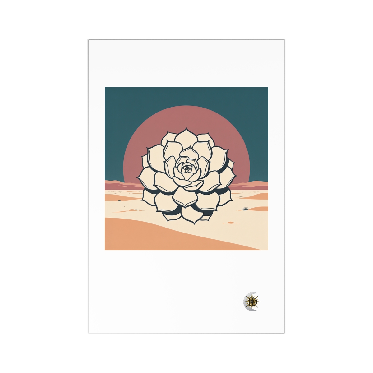 HD Desert Rosette Postcards (7 pcs)