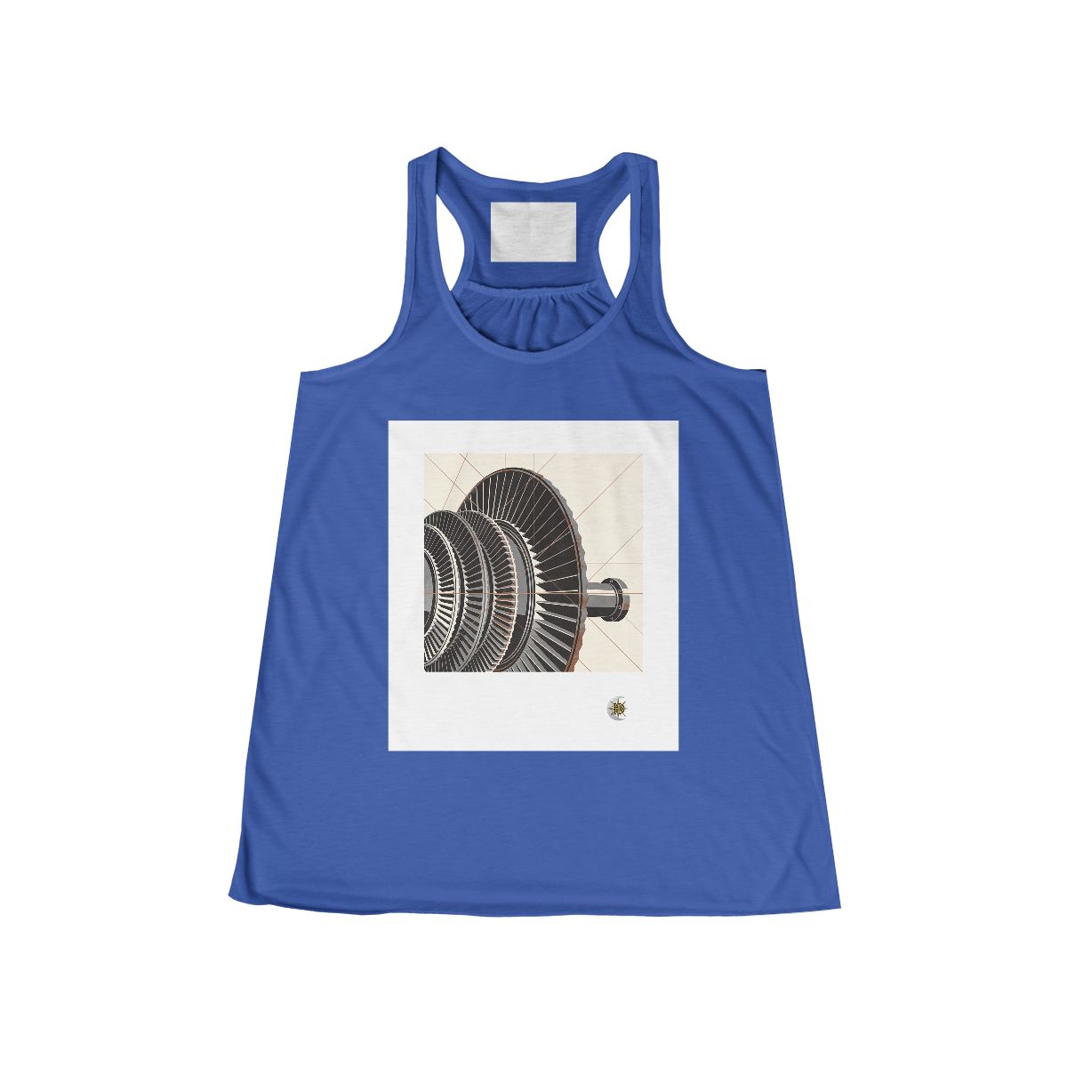 HD Copper Turbine Women’s Flowy Tank · True Royal / XS · US 0–2