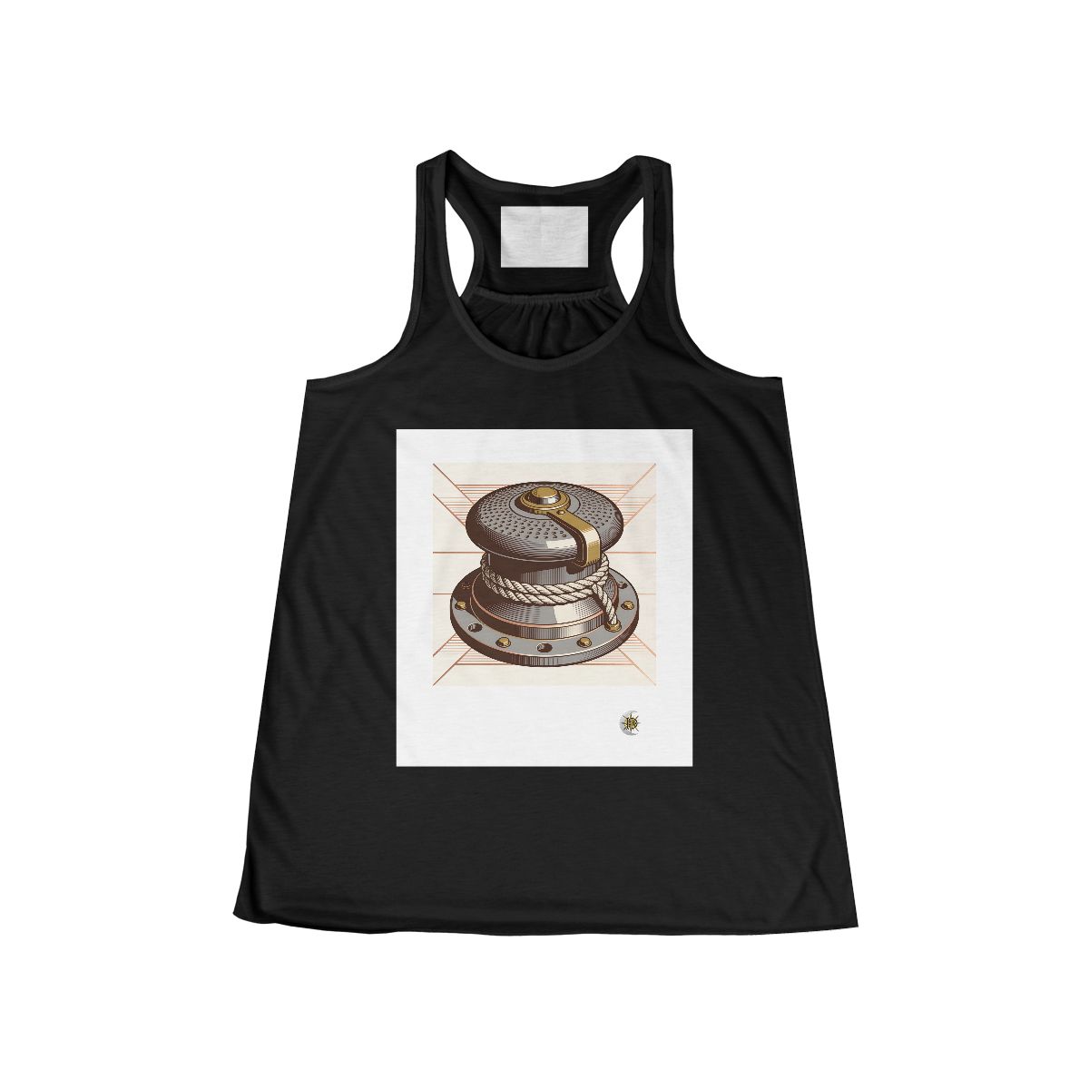 HD Harbor Mechanism Women’s Flowy Tank · Black / XS · US 0–2