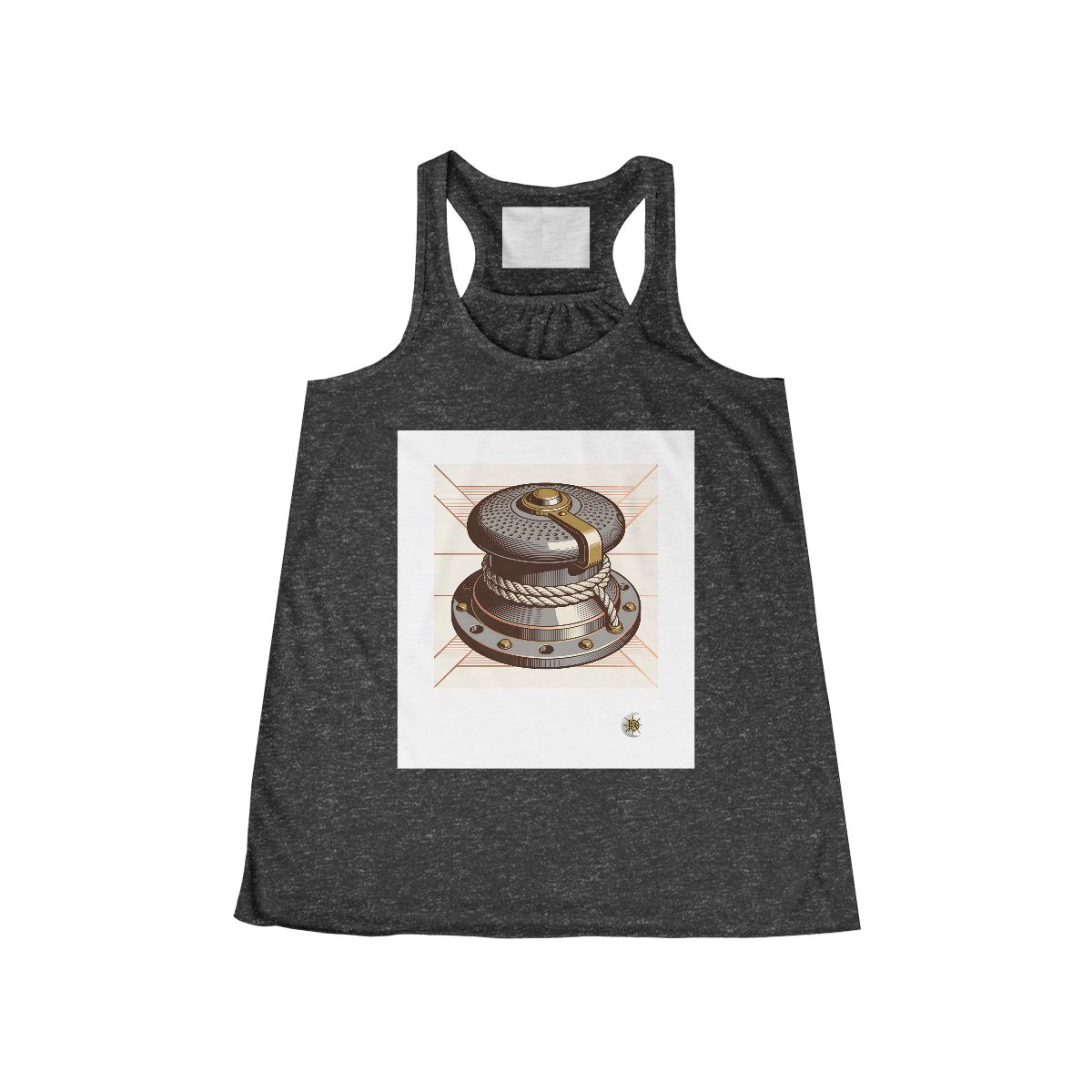 HD Harbor Mechanism Women’s Flowy Tank · Dark Grey Heather / XS · US 0–2