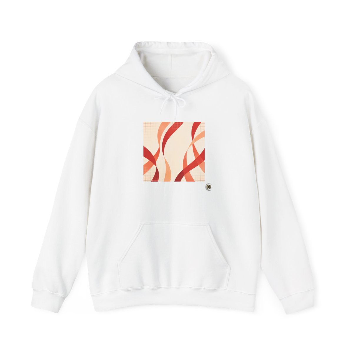 HD Rust Ribbons Heavy Blend Hoodie