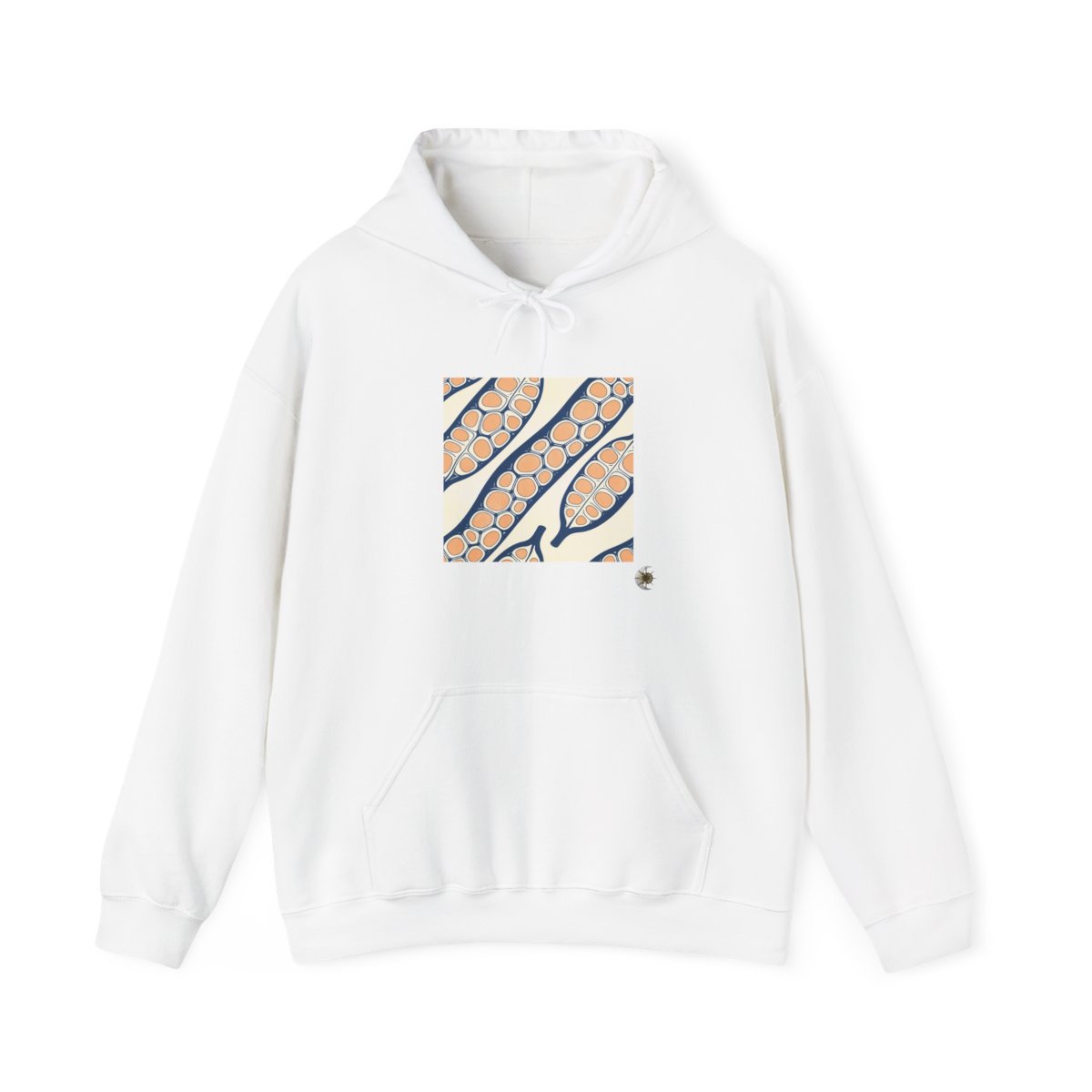 HD Apricot Seedpods Heavy Blend Hoodie
