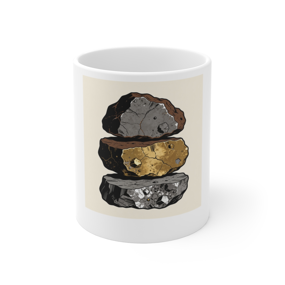 HD Mineral Layers Ceramic Mug 11oz