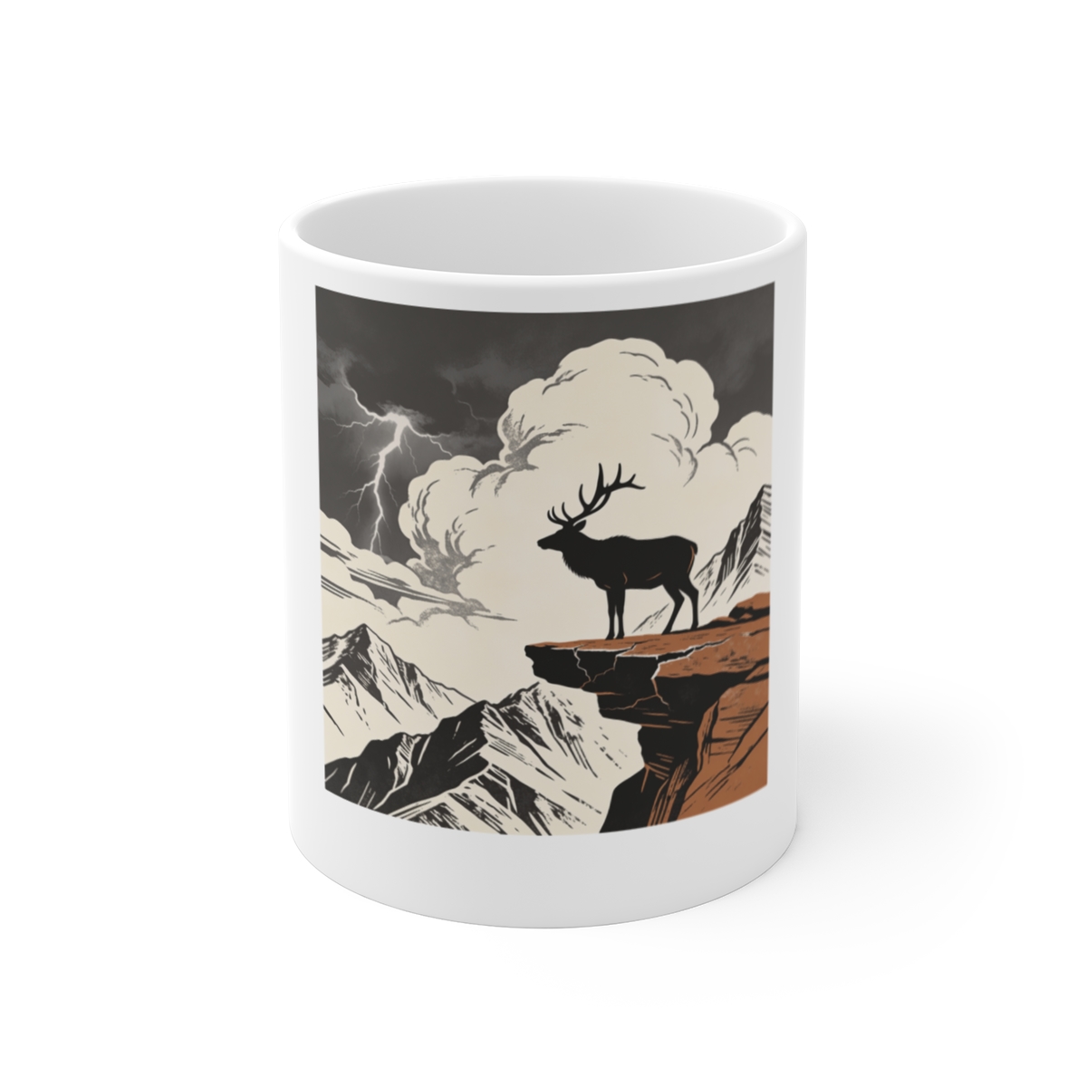 HD Ridge Elk Ceramic Mug 11oz