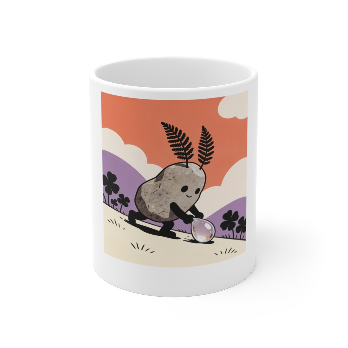 HD Pebble Gardener Ceramic Mug 11oz