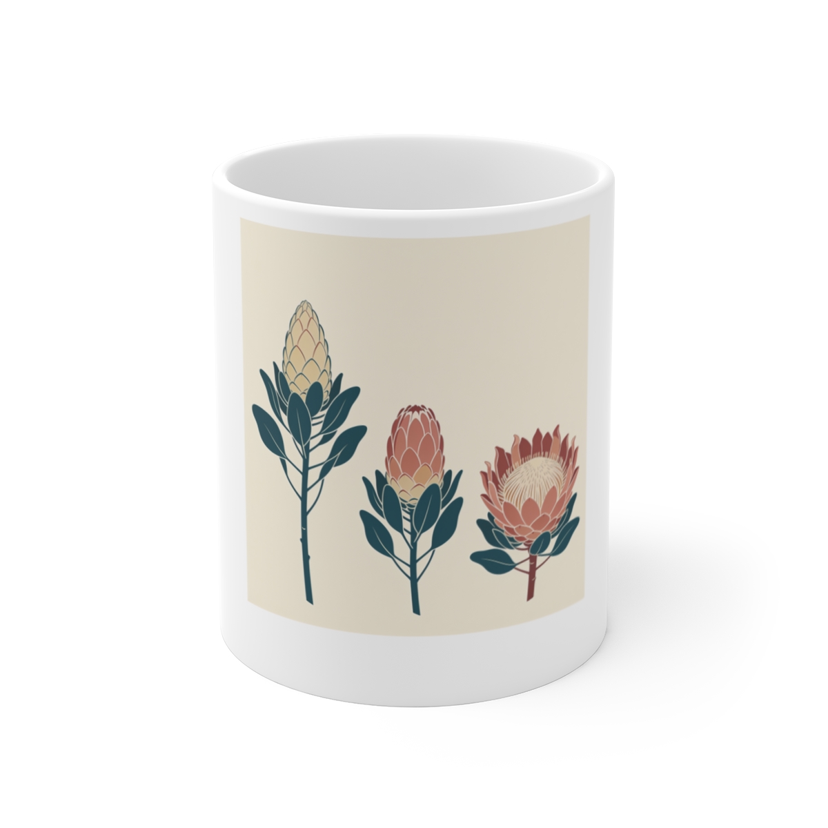 HD Protea Trio Ceramic Mug 11oz