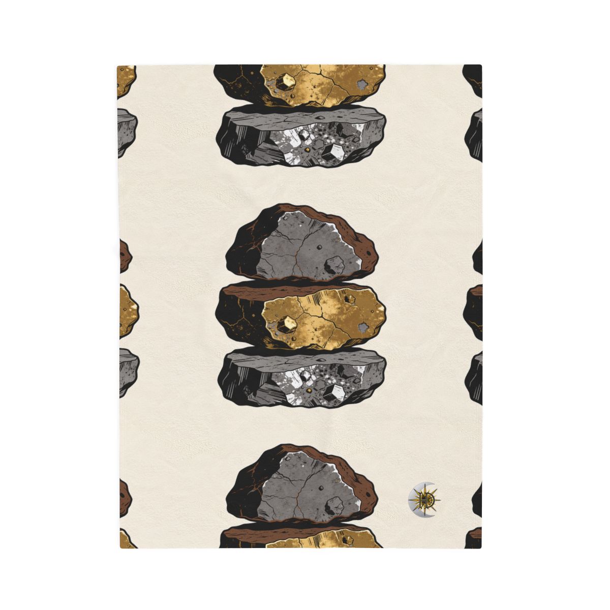 HD Mineral Layers Velveteen Plush Blanket